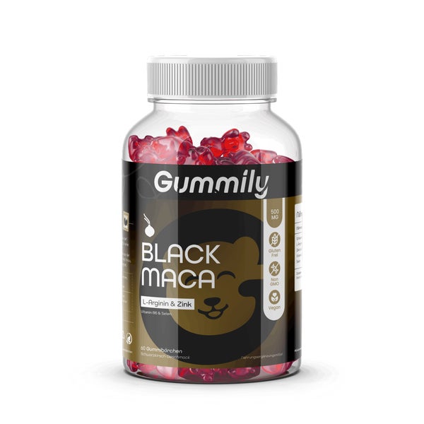 Gummily® Schwarzer Maca Gummibärchen 60 St
