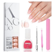 Kunstnägel 120 Stück Oval French Kurz PressOn Nagelkleber Nu 1 St