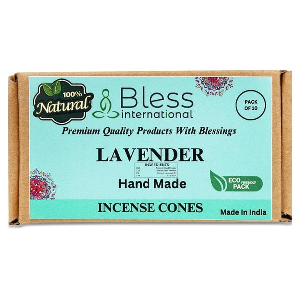 Räucherkegel Lavendel 10er Yoga Meditation Lavender Pack Of 1 St