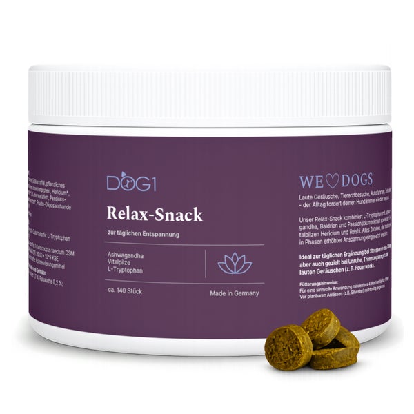 DOG1 Relax Snack für Hunde 280 g
