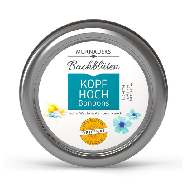 Murnauers Bachblüten Kopf Hoch Bonbons 50 g