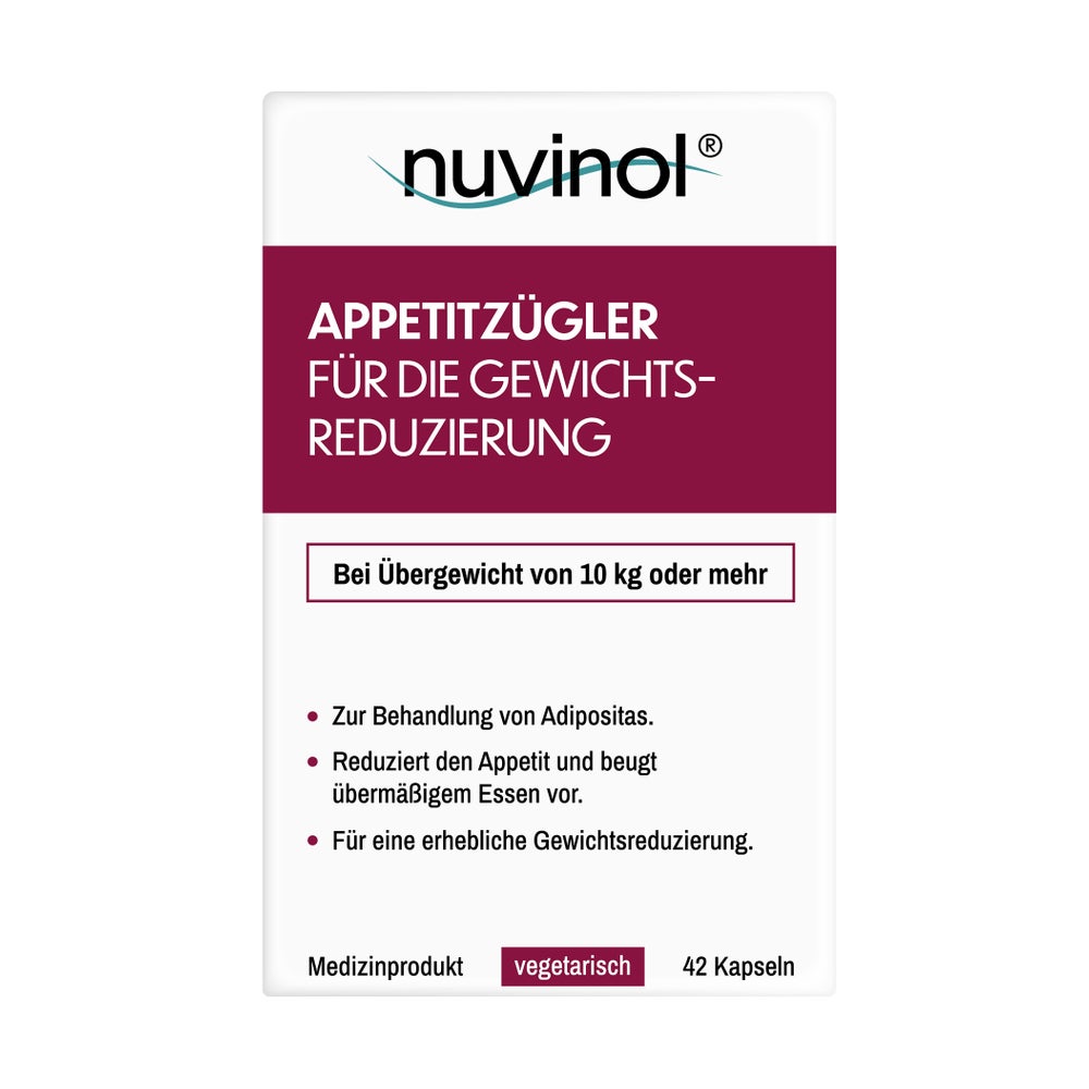 nuvinol Appetitzügler Kapseln 42 St