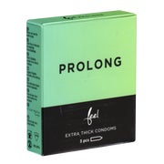 «Prolong» 3 Kondome – Verzögernder Effekt, silikonbefeuchtet (3 Kondome) 3 St