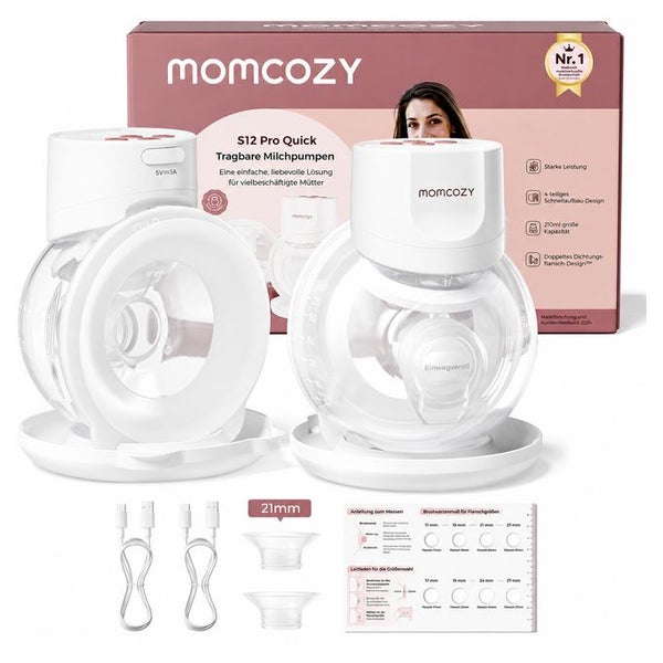 Momcozy Milchpumpe Elektrisch S12 Pro Quick 1 St