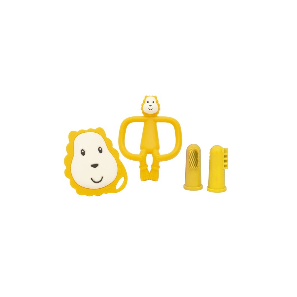 Matchstick Monkey Beißring / Zahnungshilfe / Beißspielzeug für wundes Zahnfleisch Starter Set 1 St