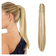 Pferdeschwanz Haarteil Clip 55 cm 130g Sandy Blonde&Gebleich 1 St