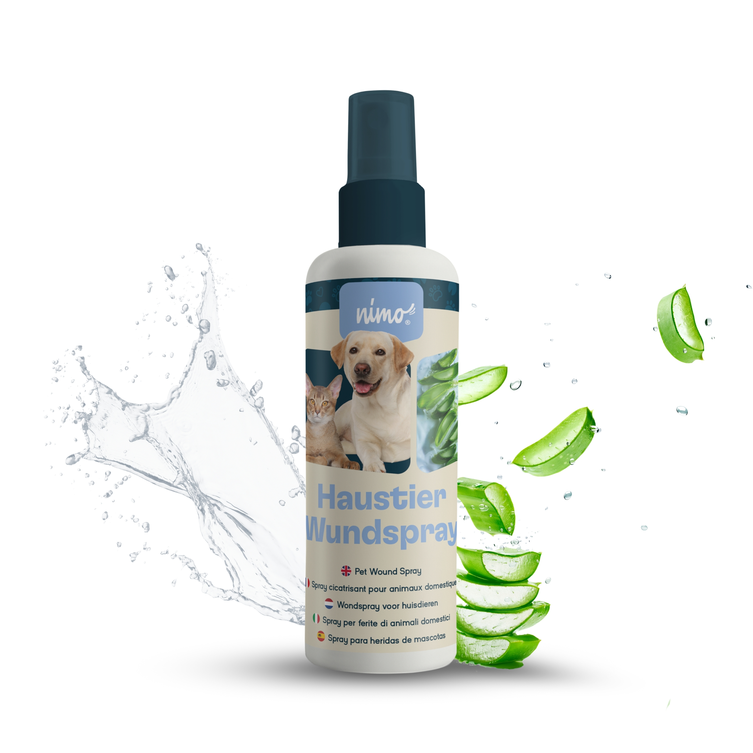 nimo Haustier Wundspray mit Aloe Vera & Panthenol 125 ml