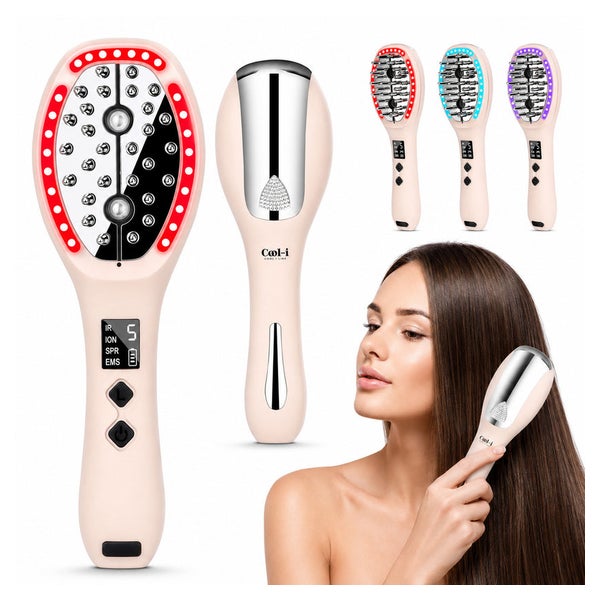 COOL-i Kopfhaut-Massagebürste, LED & EMS, Infrarot 1 St