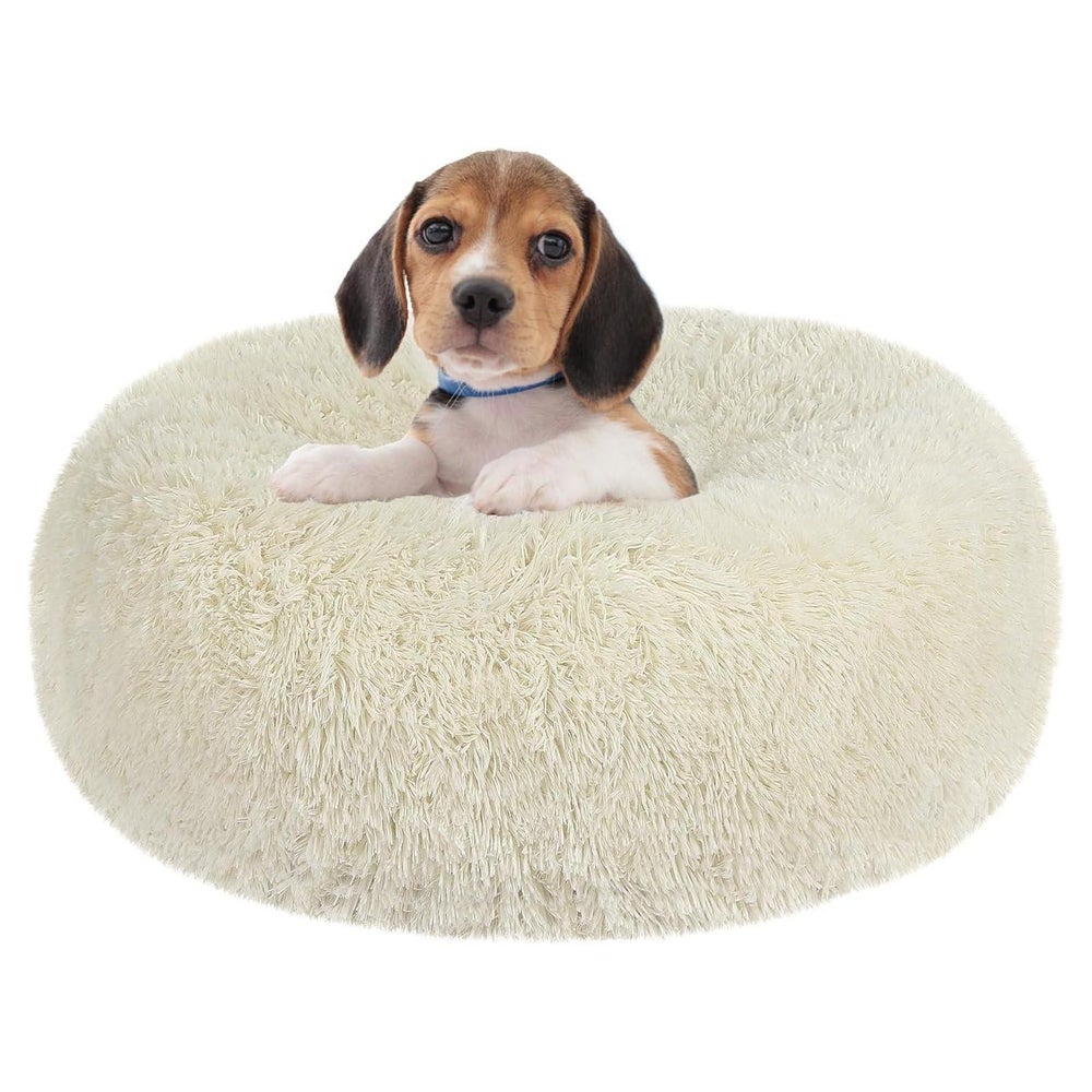 Hundebett orthopädisches rund Donut L 60 x B 60 x H 18 cm Be 1 St