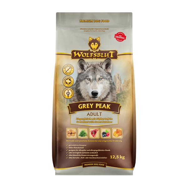 Wolfsblut Grey Peak - Ziege & Süßk. 12,8 kg