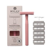 MYLILY Rasierhobel inklusive 5 Klingen - Rosa