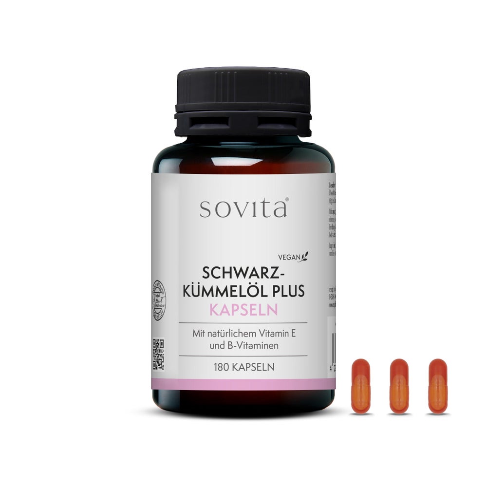 Sovita Schwarzkümmelöl Plus Kapseln 180 St