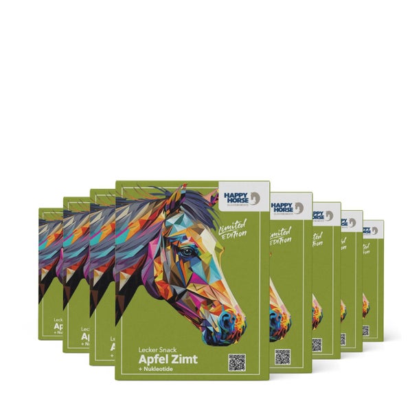 Happy Horse Lecker Snack Apfel Zimt 8 x 800 g 6,40 kg
