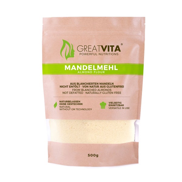 GreatVita Mandelmehl 500 g