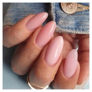 Kunstnägel Klebe Nägel Mittlere Mandel Stiletto Nude Pink He 1 St