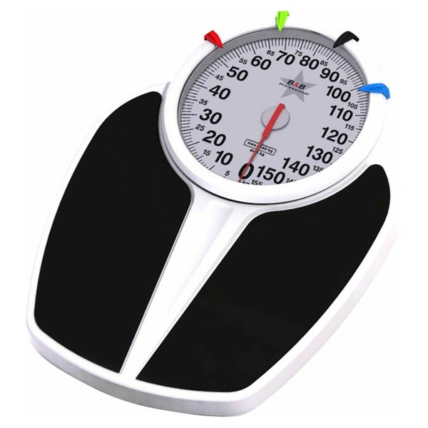 Doktorwaage mit vier Gewichtsmarkern 160 kg Retro-Design 1 St
