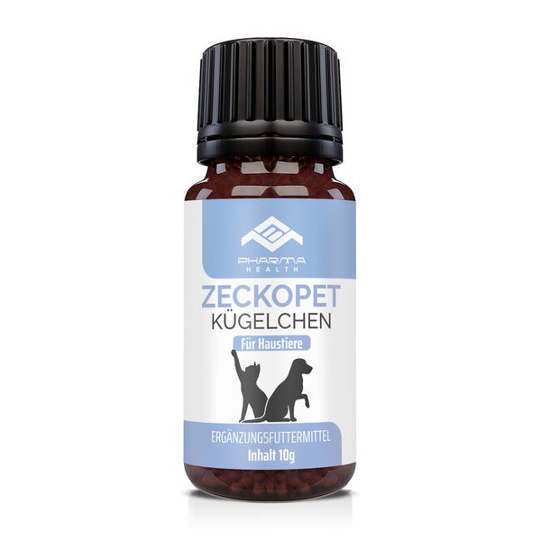 Pharma Health | Zeckopet Kügelchen | für Haustiere | Pflege 10 g