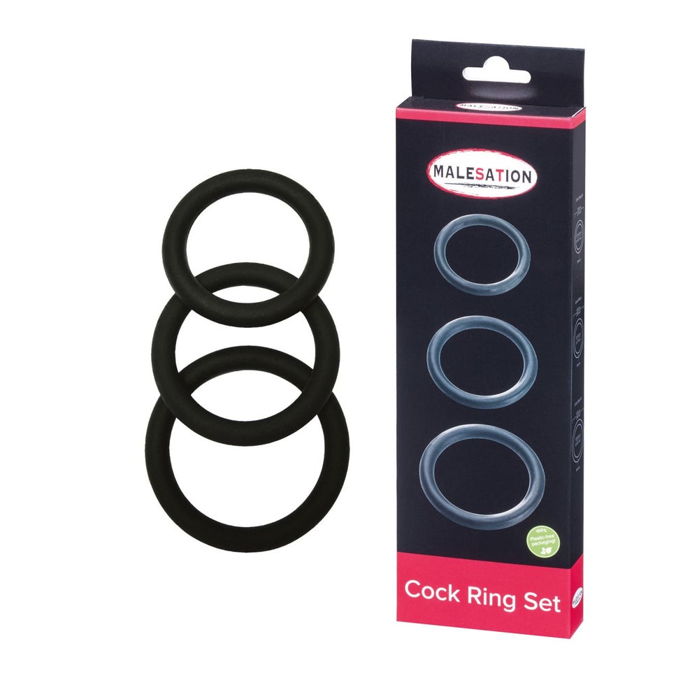 MALESATION - Cock Ring Set 3 St