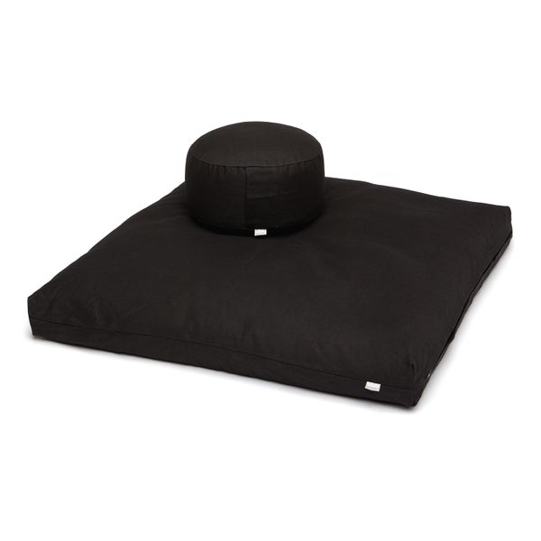bodhi Medi-Set Basic I schwarz: Meditationskissen RONDO  & ZABUTON 1 St