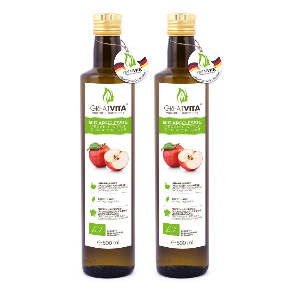 GreatVita Bio Apfelessig 1000 ml