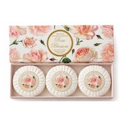 Saponificio Artigianale Fiorentino Rose Blossom Seifen Geschenkset – Rosenduft – Made in Italy 300 g