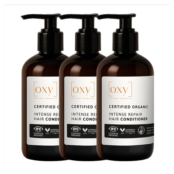 OXY8 NATURKOSMETIK INTENSE REPAIR HAIR CONDITIONER 3er-Pack 750 ml