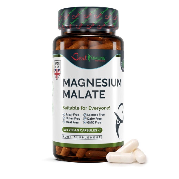 Best Immune Natürliches Magnesiummalat 500 mg 100 St