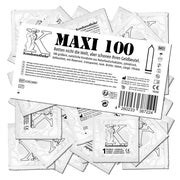Produktabbildung: «MAXI» breite Kondome, 56mm, vegan, Silikonöl-befeuchtet (100 Kondome) 100 St
