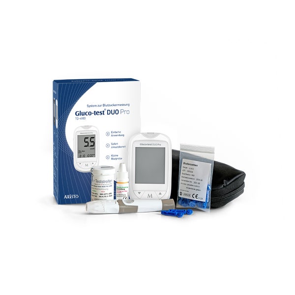 Gluco Test Duo Pro Set Blutzuckermessgerät Mmol/l 1 St