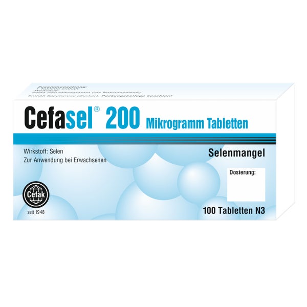 Cefasel 200 Mikrogramm Tabletten 100 St