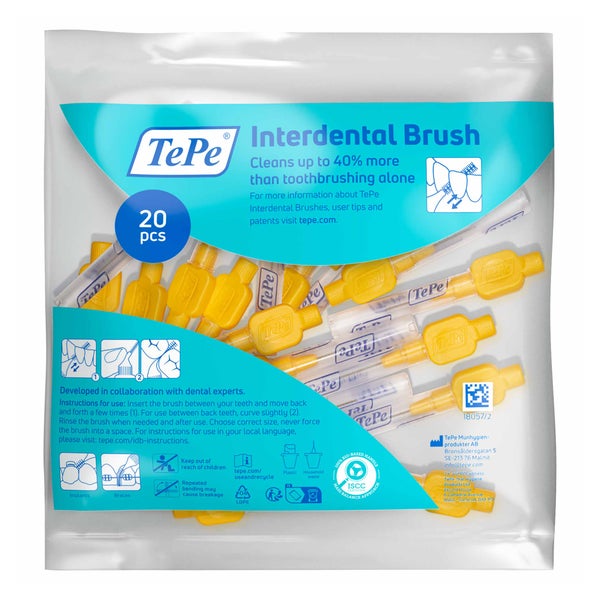TePe Interdentalbürsten Gelb 0,7 mm ISO 4 20 St