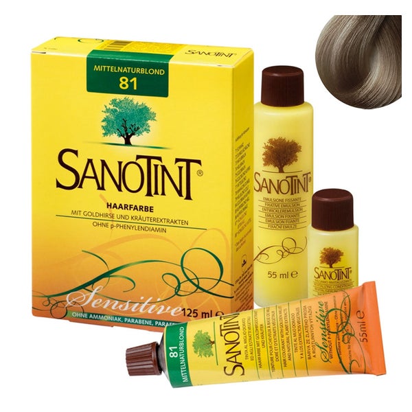 SANOTINT sensitive 81 Mittelnaturblond 125 ml