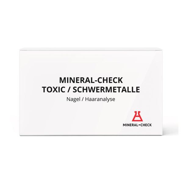 Mineral-Check Toxic / Schwermetalle Test - Nagel oder Haaranalyse 1 St