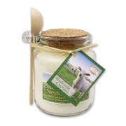Florex Badesalz Badezusatz Schafmilch Classic Glas mit Holzlöffel 300 g