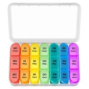Tablettenbox 7 Tage 3 Fächer Medikamentenbox Pillendose 1 St