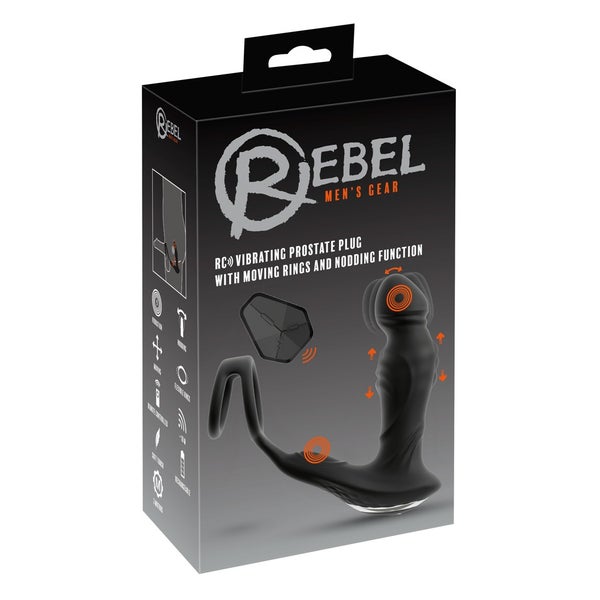 Rebel - RC Vibrating Prostate Plug with Nodding Function 1 St