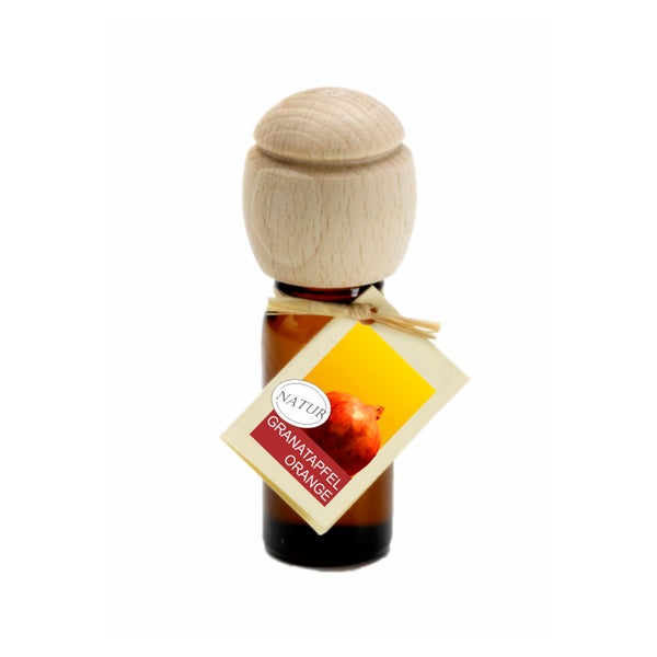 Traumduft Piccolino Granatapfel Orange Duftöl – Handgefertigt, ätherische Öle, Buchenholzverschluss 10 ml