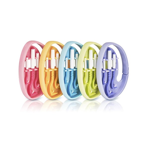 Zeckenhaken 3 St. mit ClipBox 5 Farben