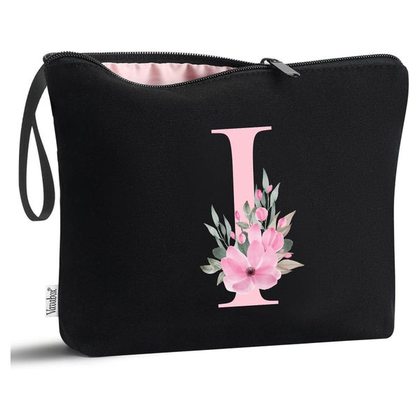 Vavabox Personalisierte Kosmetiktasche A-Z mit Initialen - Perfektes Geschenk