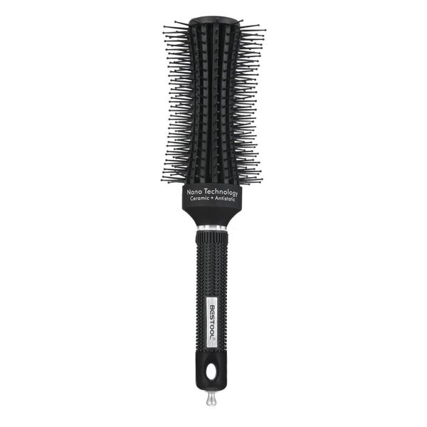 Runde Haarbürste zum Föhnen für Damen und Herren, Nylonstyli 1 St