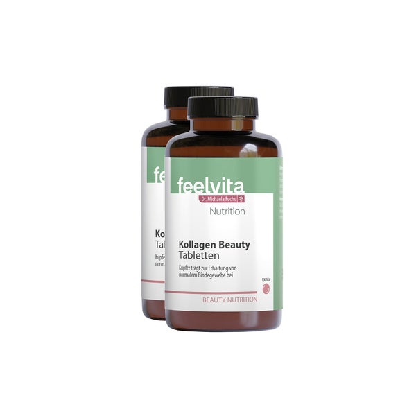 Feelvita Nutrition Kollagen Beauty Tabletten
4-Monatsvorrat 240 St