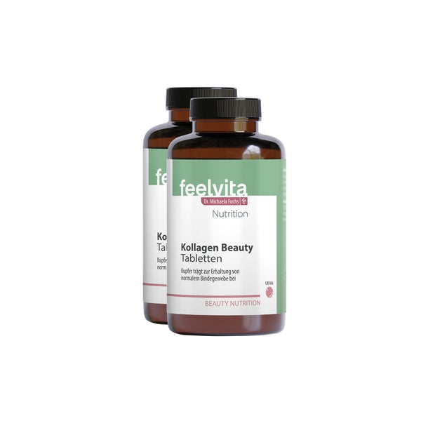 Feelvita Nutrition Kollagen Beauty Tabletten
4-Monatsvorrat 240 St