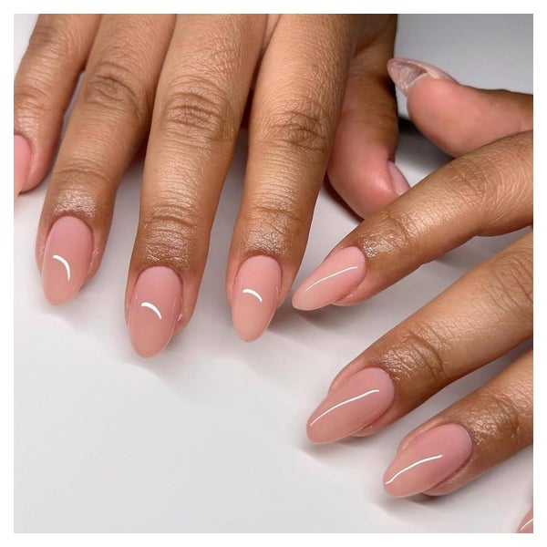 Kunstnägel Acryl Almond Full Cover Press On 24 Stück Nude Ro 1 St