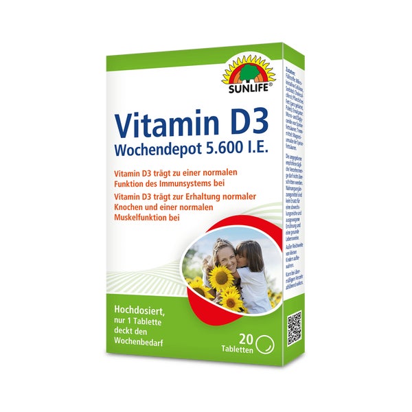 SUNLIFE® Vitamin D3 Wochendepot 8 g