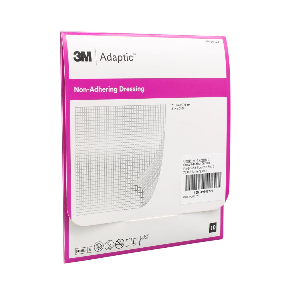 Adaptic 7,6x7,6 Cm Feuchte Wundauflage 2012z 10 St