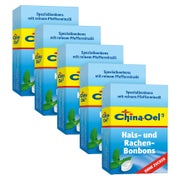 Produktabbildung: CHINA ÖL Hals- Hustenbonbons o. Zucker 5X40 g