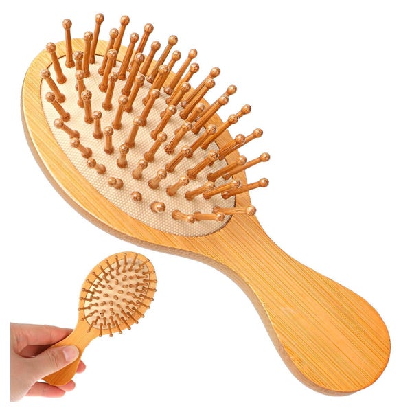 Kleine Bambusbürste für Haarwachstum und Kopfhautmassage, na 1 St