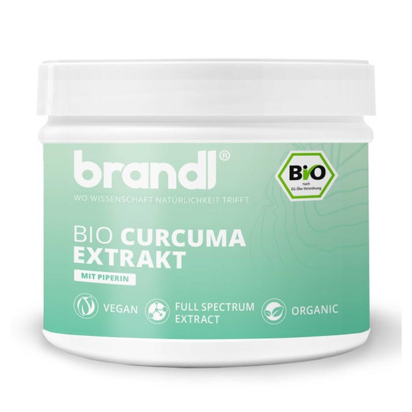 brandl® Bio Curcuma-Kapseln mit Curcumin plus Piperin für Bioverfügbarkeit 120 St