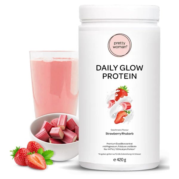Pretty Woman Daily Glow Protein Strawberry Rhubarb 420 g