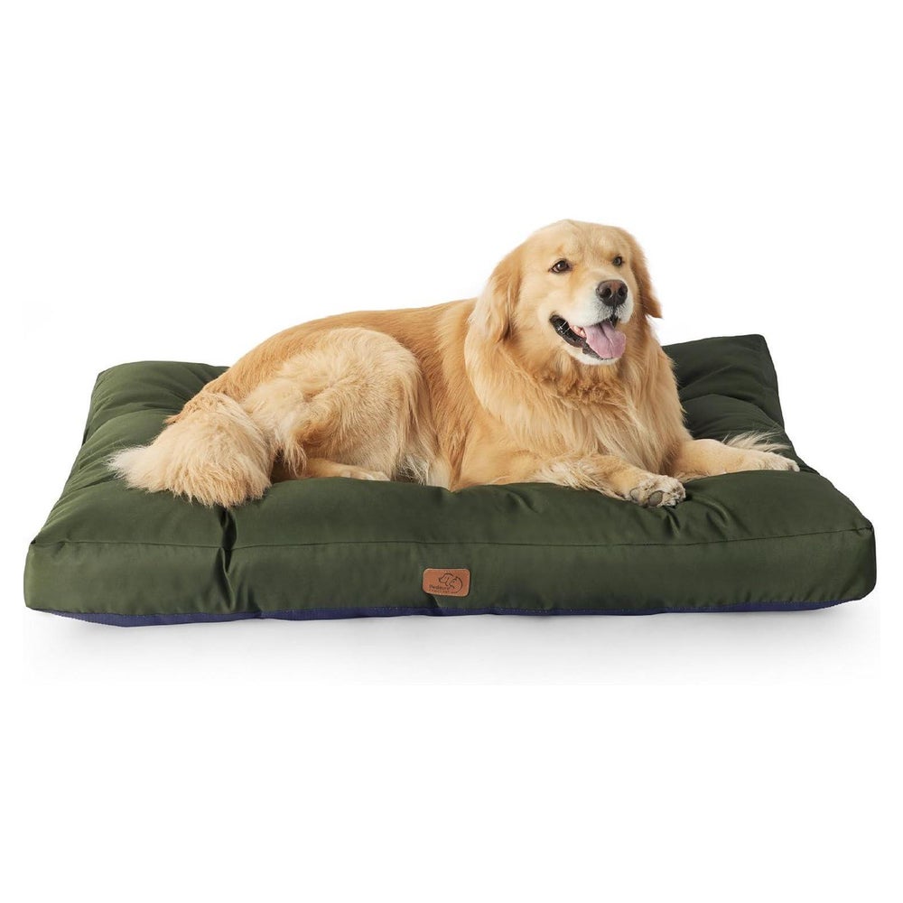 Hundekissen XXL waschbar gepolstert Grün L 111 x B 89 x H 10 1 St